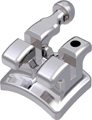 topic, bracket en métal sans nickel avec crochet, dent 24-25, torque -7°, angulation 0°, Roth 18