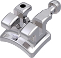 topic, bracket en métal sans nickel avec crochet, dent 15-14, torque -7°, angulation 0°, Roth 22