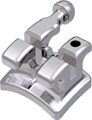 topic, bracket en métal sans nickel avec crochet, dent 24-25, torque -7°, angulation 0°, Roth 22
