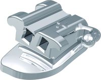 Ortho-Cast M-Series, tube vestibulaire convertible, double rectangulaire, dent 26-27, torque -14°, offset +14°, Roth 18