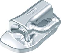 Ortho-Cast M-Series, tube vestibulaire DB, simple rectangulaire, dent 37, torque -10°, offset +0°, McLaughlin-Bennett-Trevisi** 18