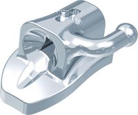 Ortho-Cast M-Series mini, tube vestibulaire DB, simple rectangulaire, dent 17, torque -14°, offset 0°, Roth 18