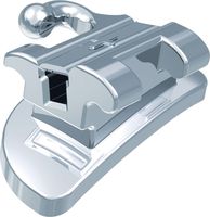 Ortho-Cast M-Series, tube vestibulaire convertible, simple rectangulaire, dent 17-16, torque -14°, offset +14°, Roth 22