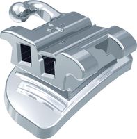 Ortho-Cast M-Series, tube vestibulaire convertible, double rectangulaire, dent 17-16, torque -14°, offset +14°, Roth 22