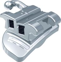 Ortho-Cast M-Series, tube vestibulaire convertible DB, double rectangulaire, dent 16, torque -14°, offset +14°, Roth 22