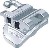 Ortho-Cast M-Series, tube vestibulaire convertible DB, double rectangulaire, dent 16, torque -14°, offset +10°, McLaughlin-Bennett-Trevisi** 22